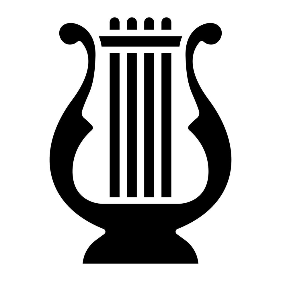 Lyre Icon Style vector