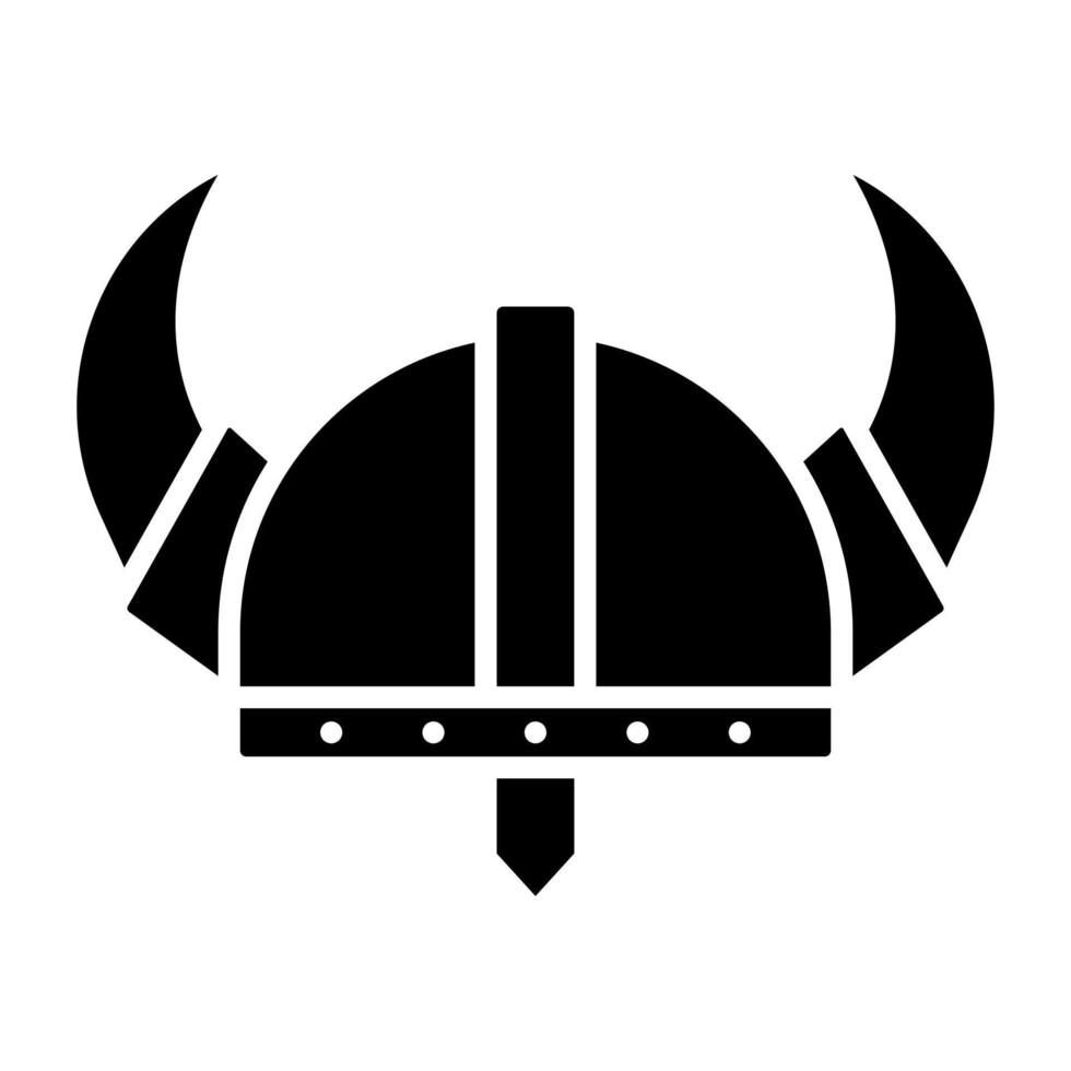 estilo de icono vikingo vector