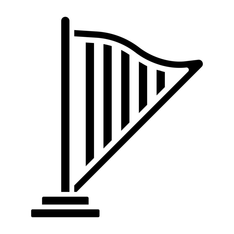 Harp Icon Style vector