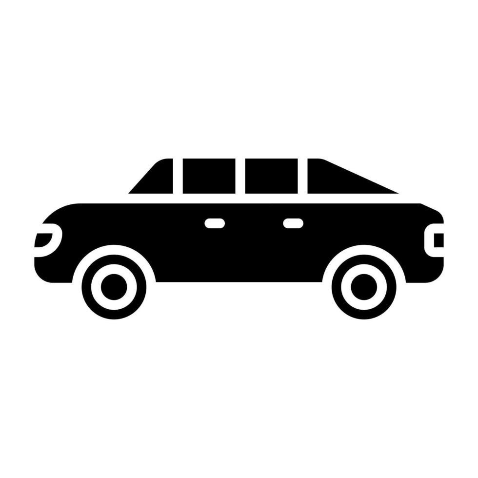 Limousine Icon Style vector