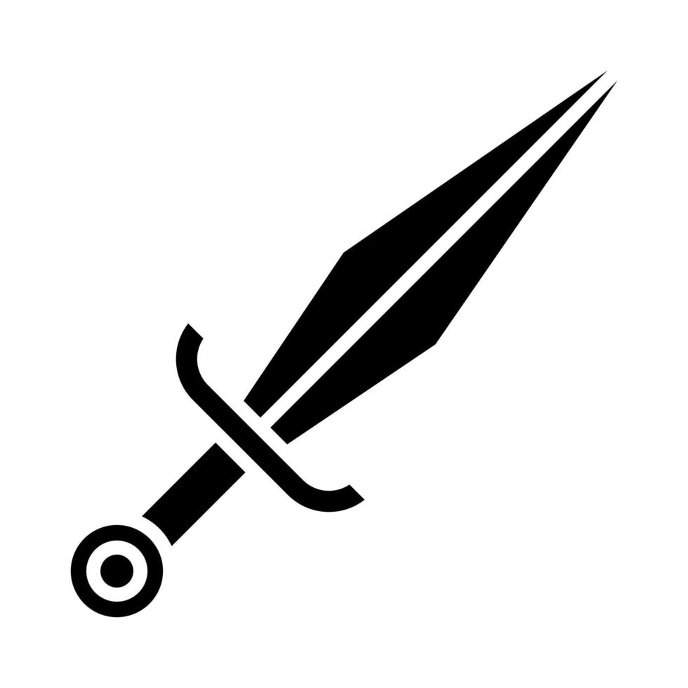Dagger Icon Style vector
