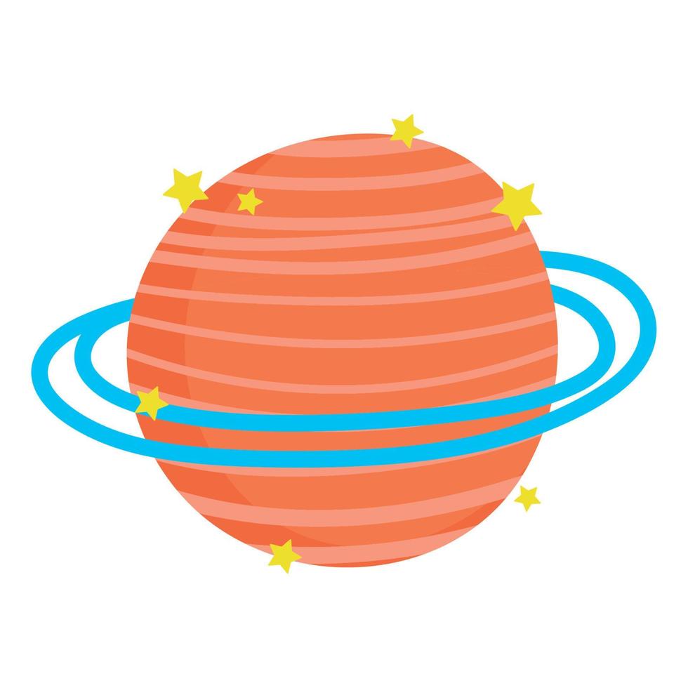 solar system planet space adventure galaxy cartoon vector