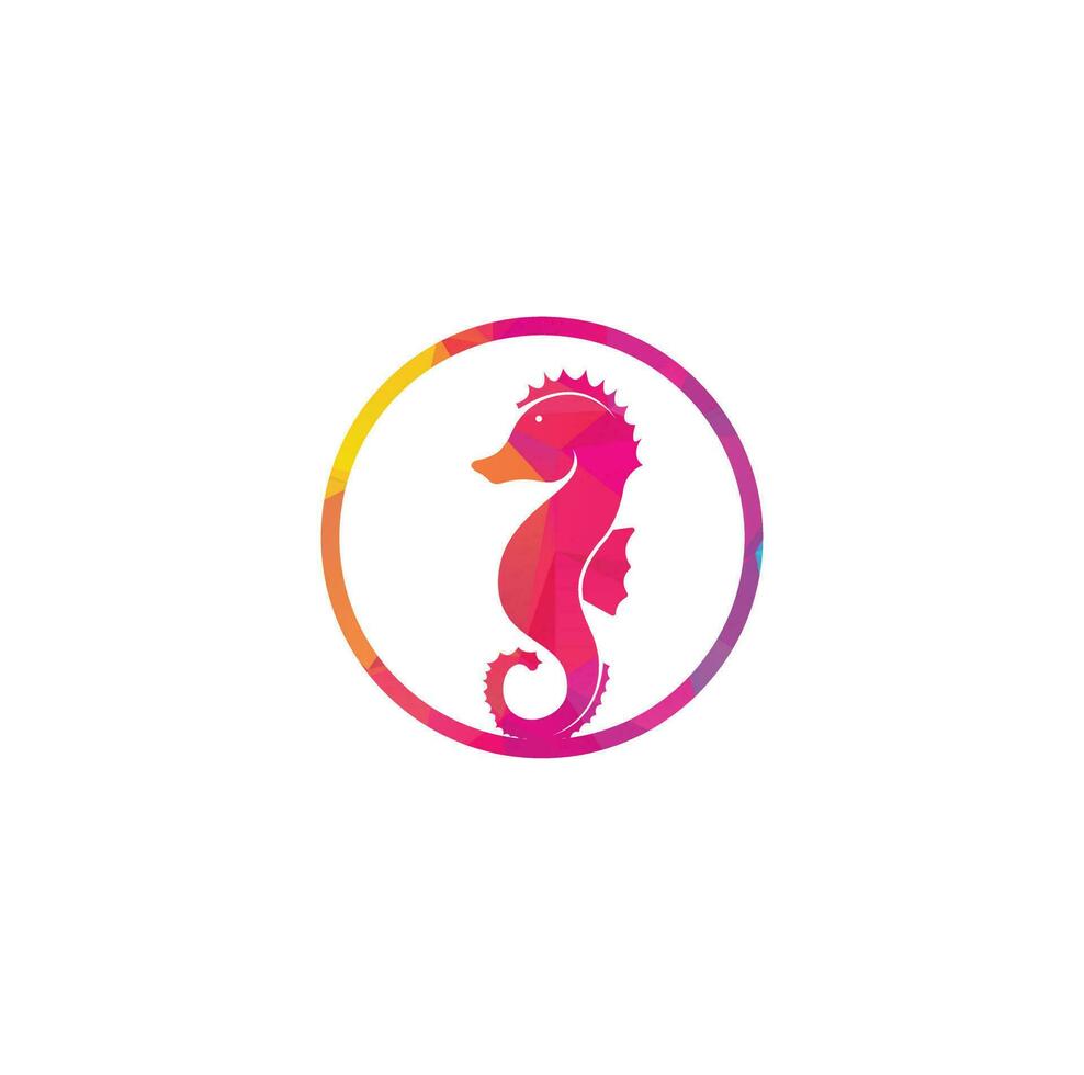 Sea Horse vector logo design