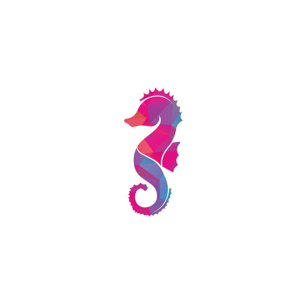 Sea Horse vector logo design