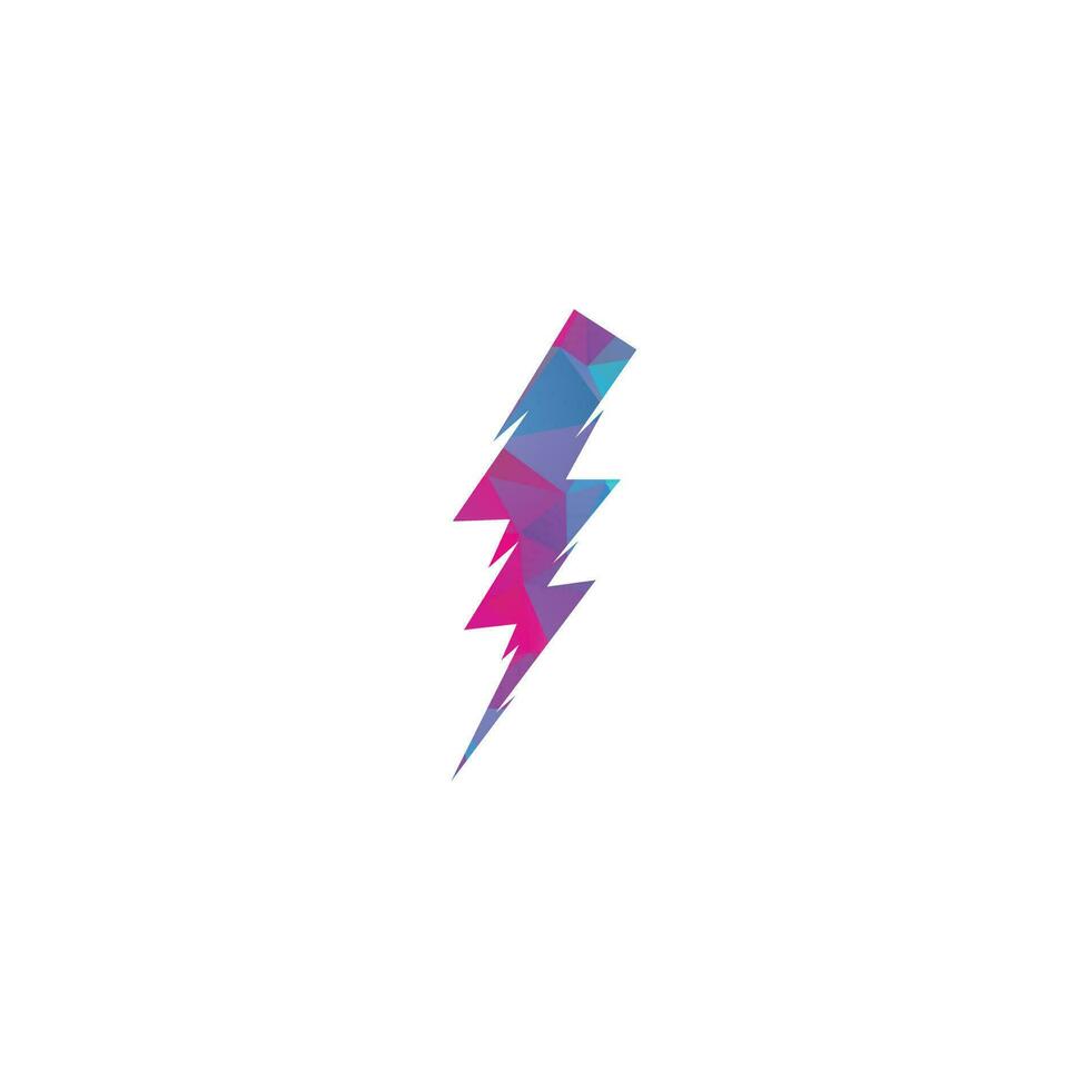 Creative Thunder bold Concept power Logo Design Template. Thunder logo vector icon illustration design. Electric thunder bold logo