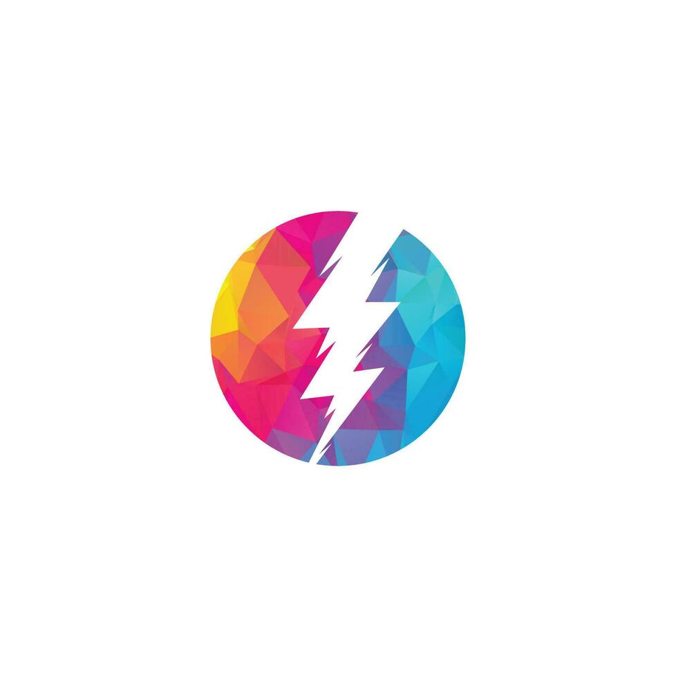 Creative Thunder bold Concept power Logo Design Template. Thunder logo vector icon illustration design. Electric thunder bold logo