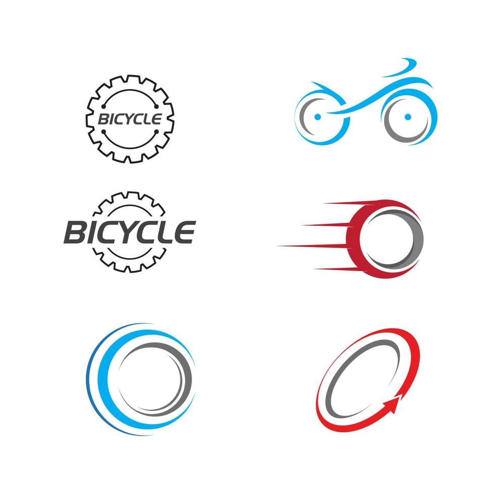 diseño de ilustración de icono de vector de bicicleta