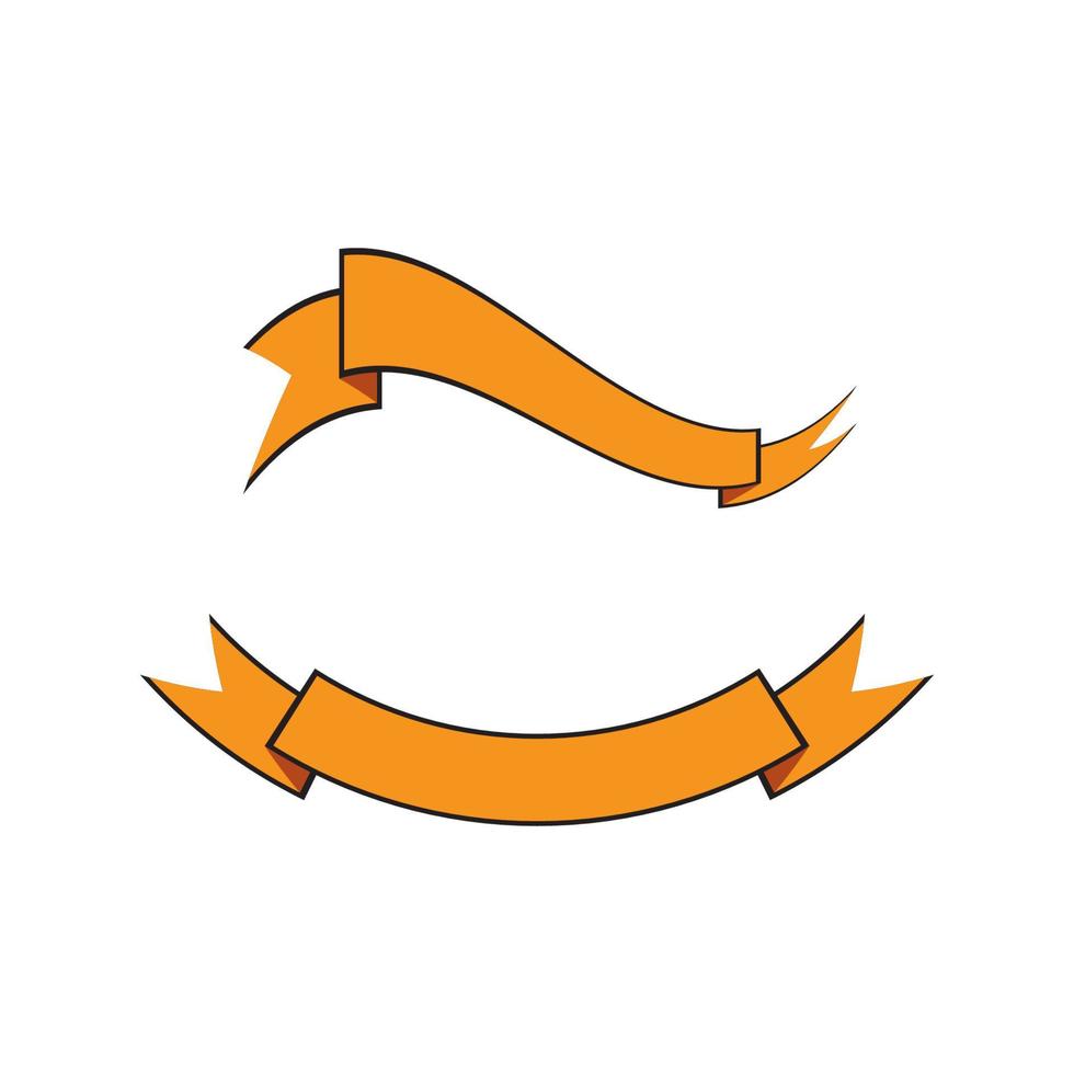 Ribbon banner Vector illustration
