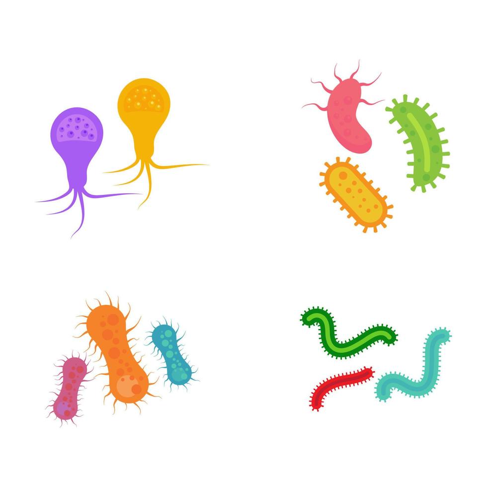 Virus vector illustration icon