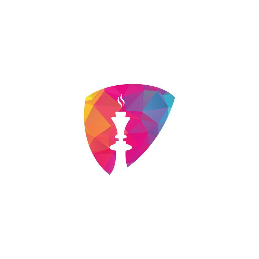 Hookah logo design, label, badge. Shisha logo. Arabian bar or house, shop. Hookah and shisha logo vector