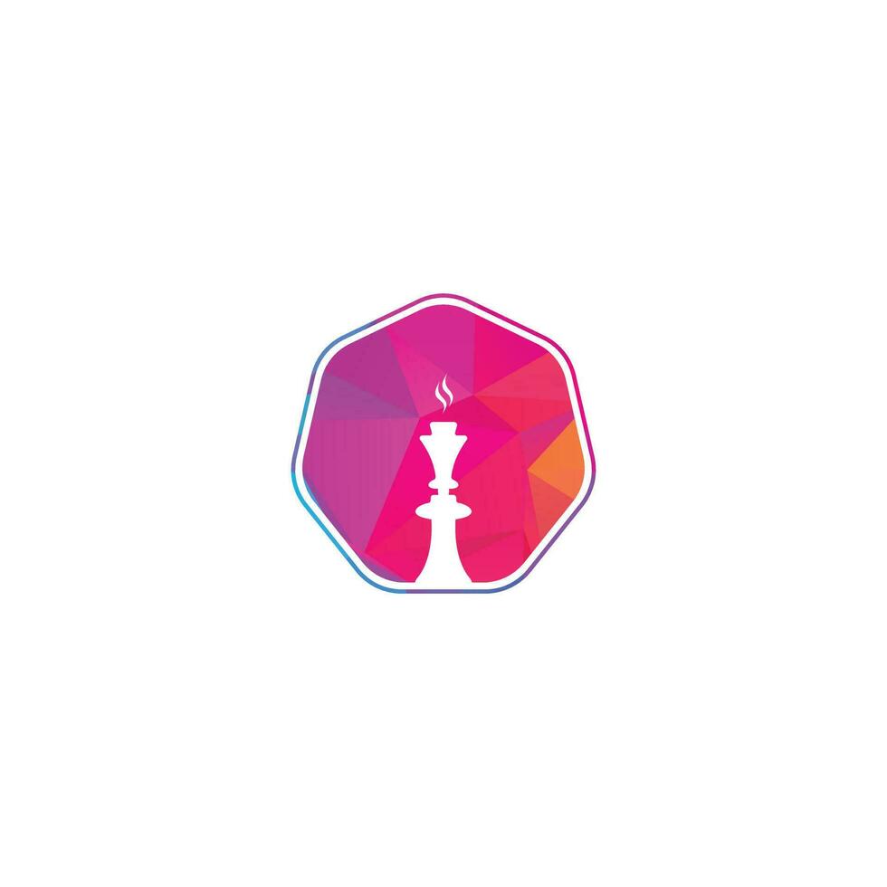 Hookah logo design, label, badge. Shisha logo. Arabian bar or house, shop. Hookah and shisha logo vector
