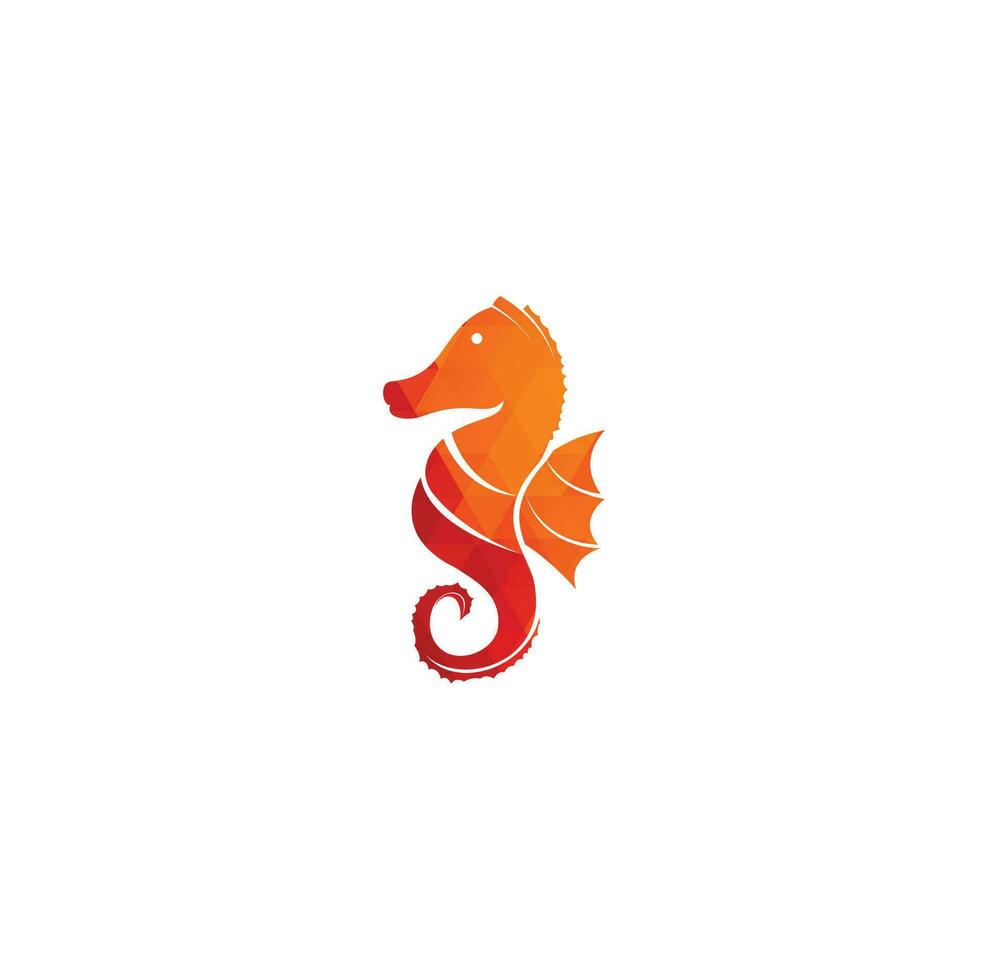 Sea Horse vector logo design