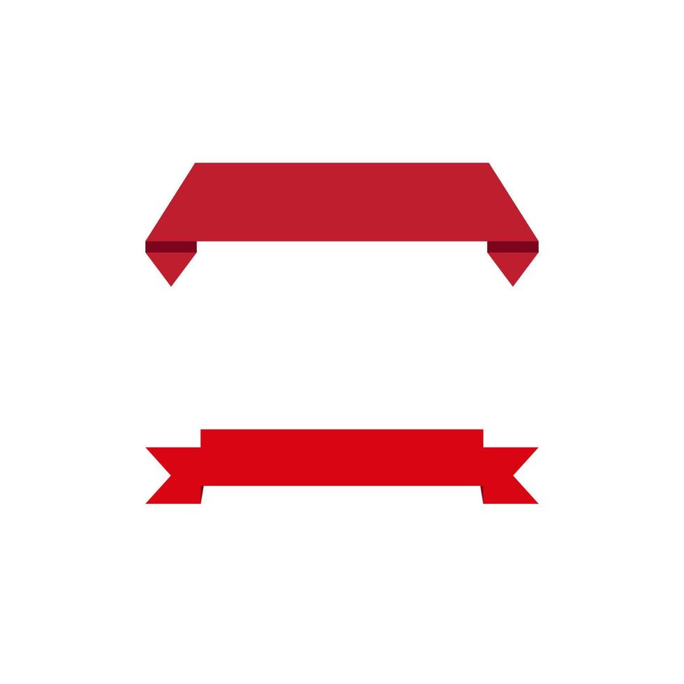 Ribbon banner Vector illustration