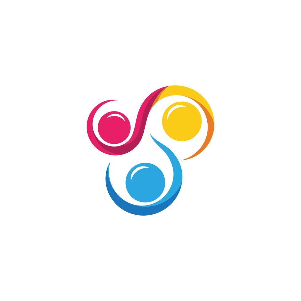Community, network and social icon vector