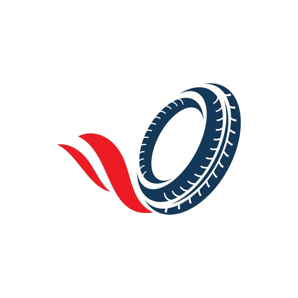 Tire vector icon illustration