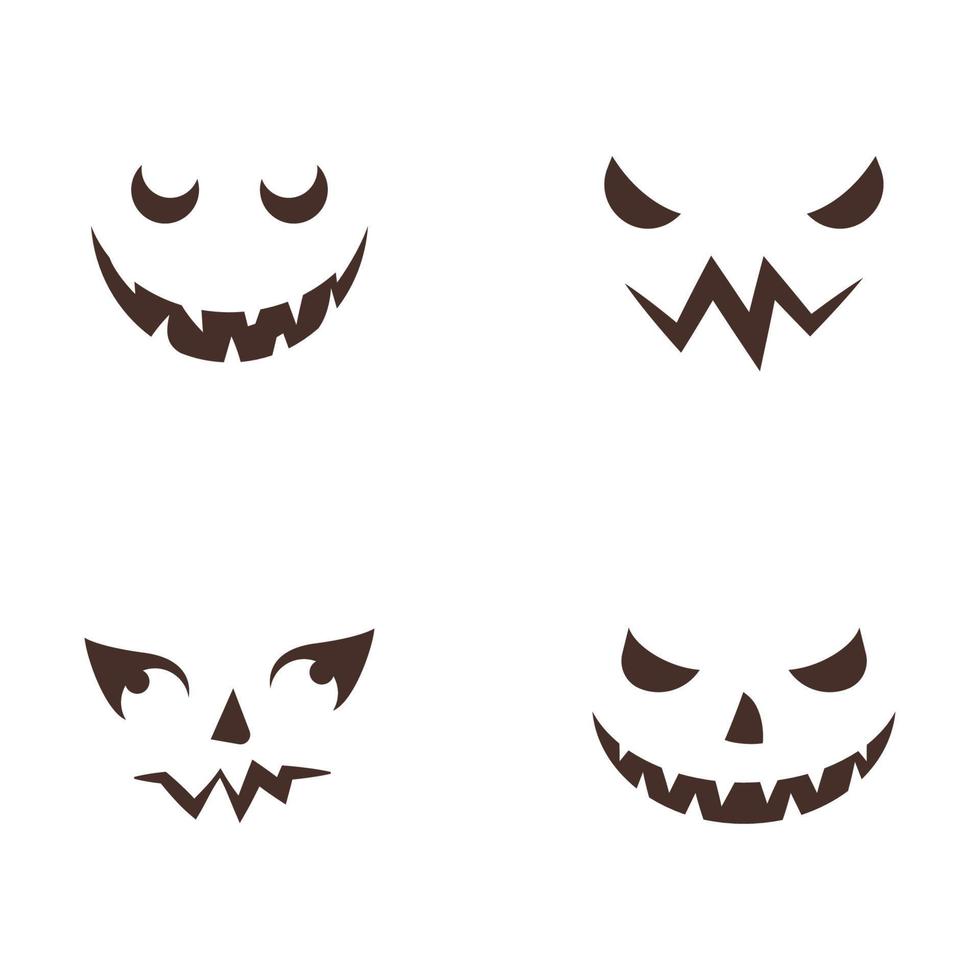 vector de icono de feliz halloween