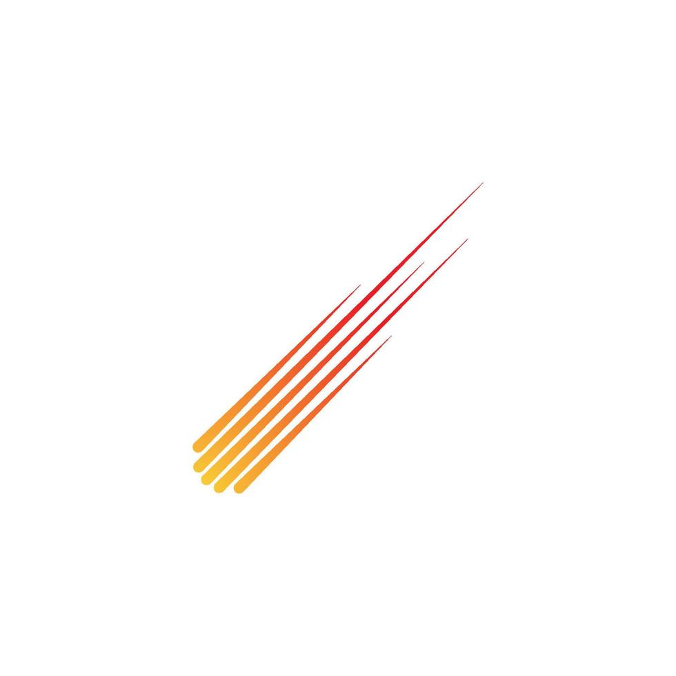 Comet vector icon illustration