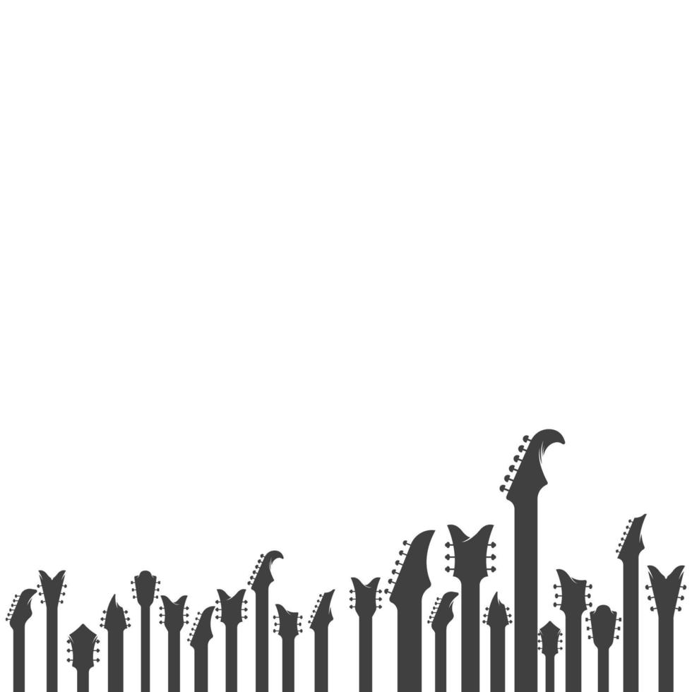 Ilustración de icono de vector de guitarra