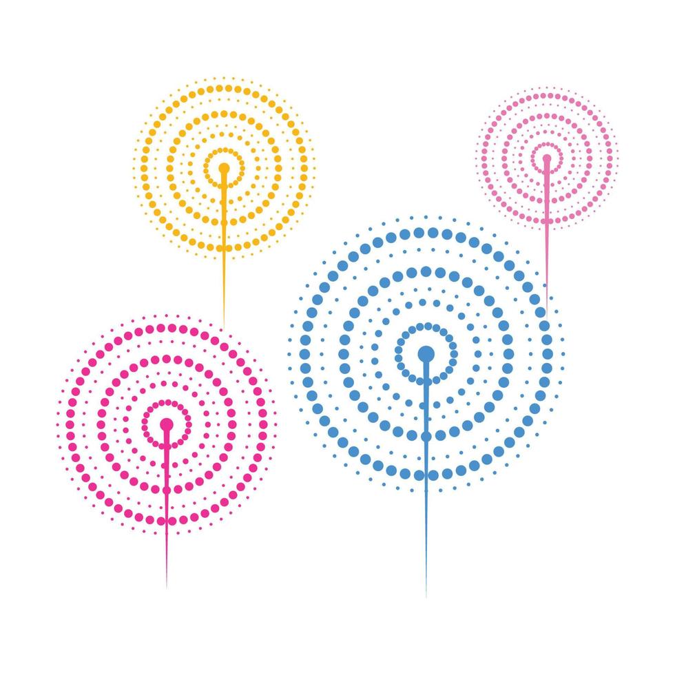 Firework vector icon illustration