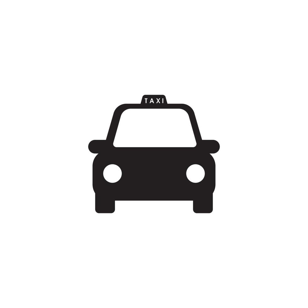 Taxi vector icon illustration design