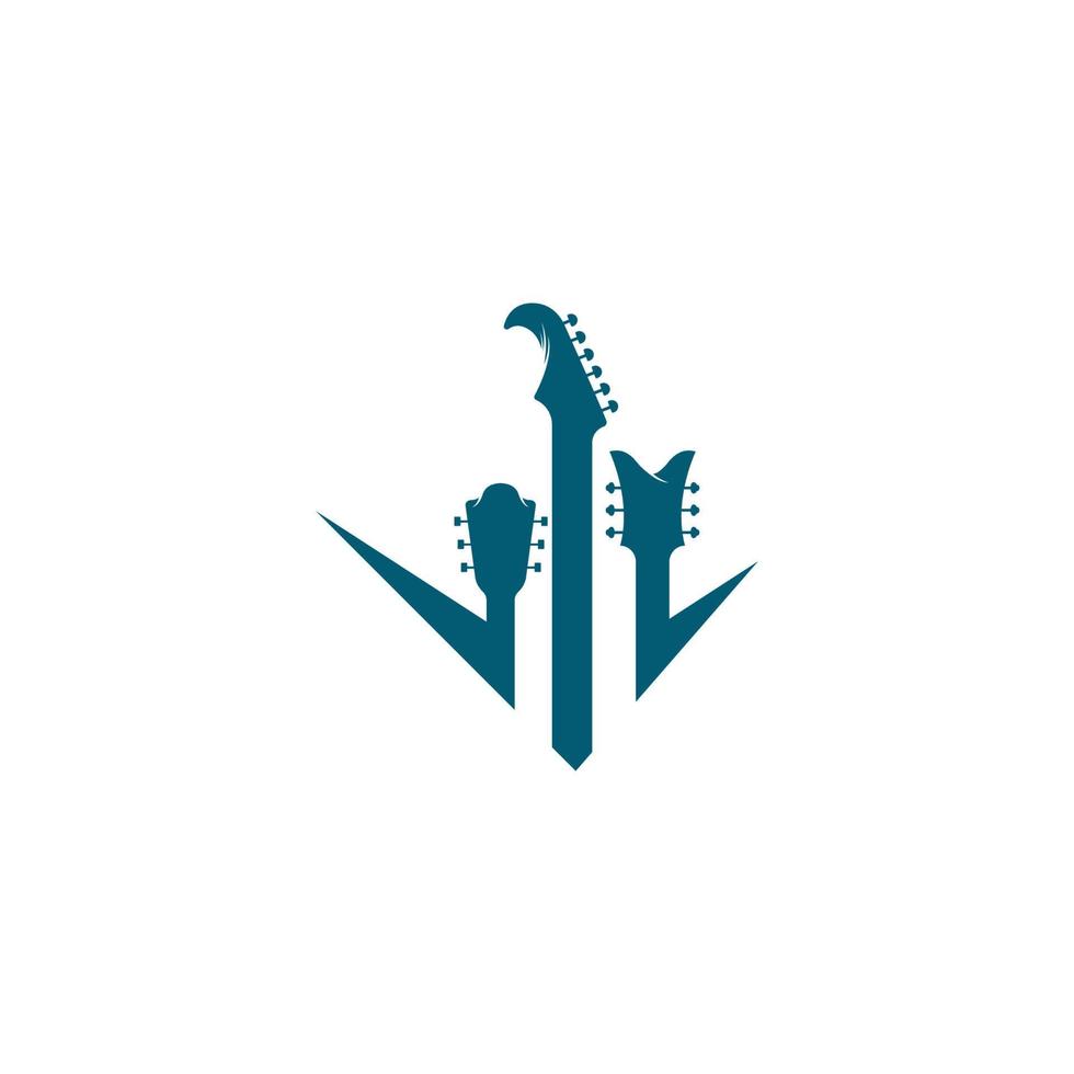 Guitar vector icon illustration