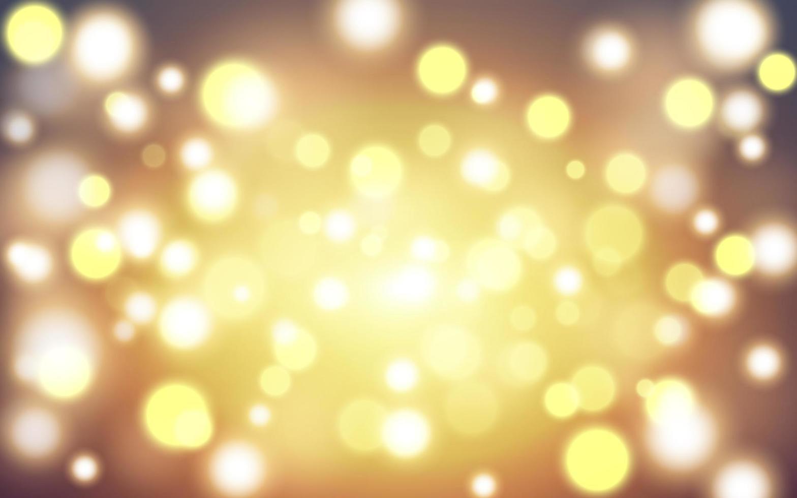 Golden luxury bokeh soft light abstract background, Vector eps 10 illustration bokeh particles, Background decoration