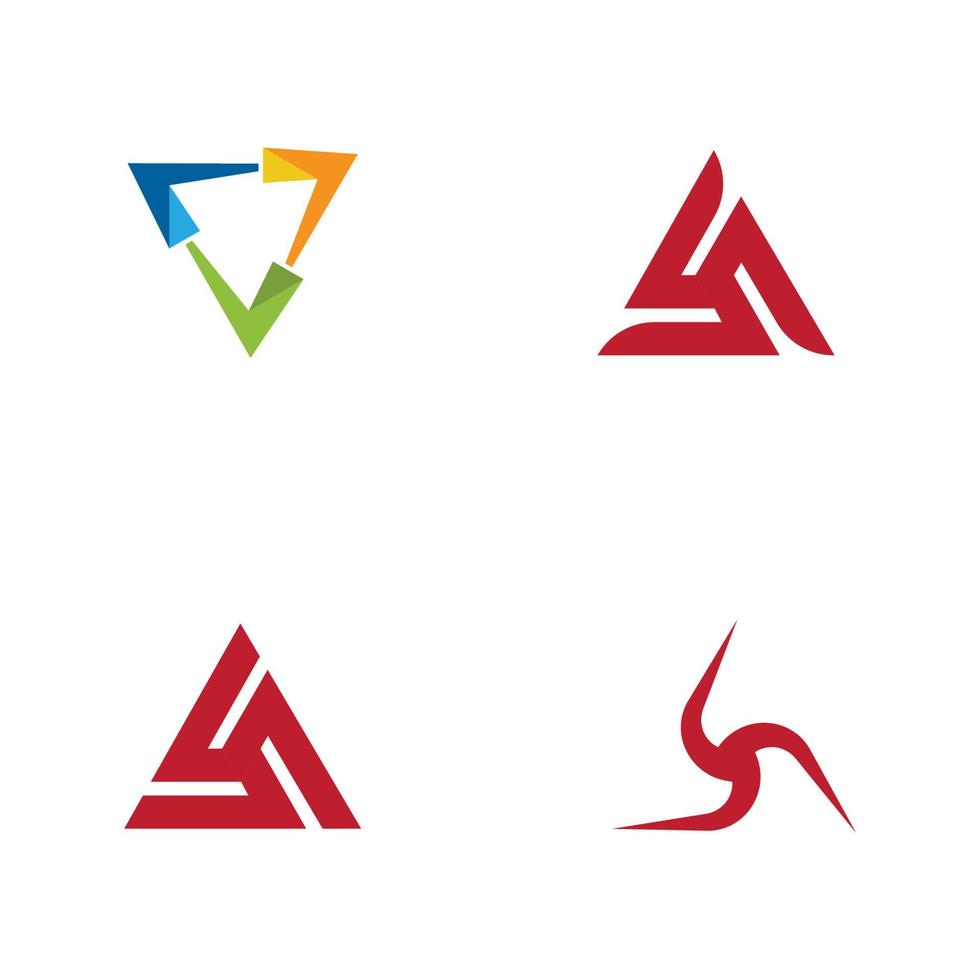 triangle icon vector design