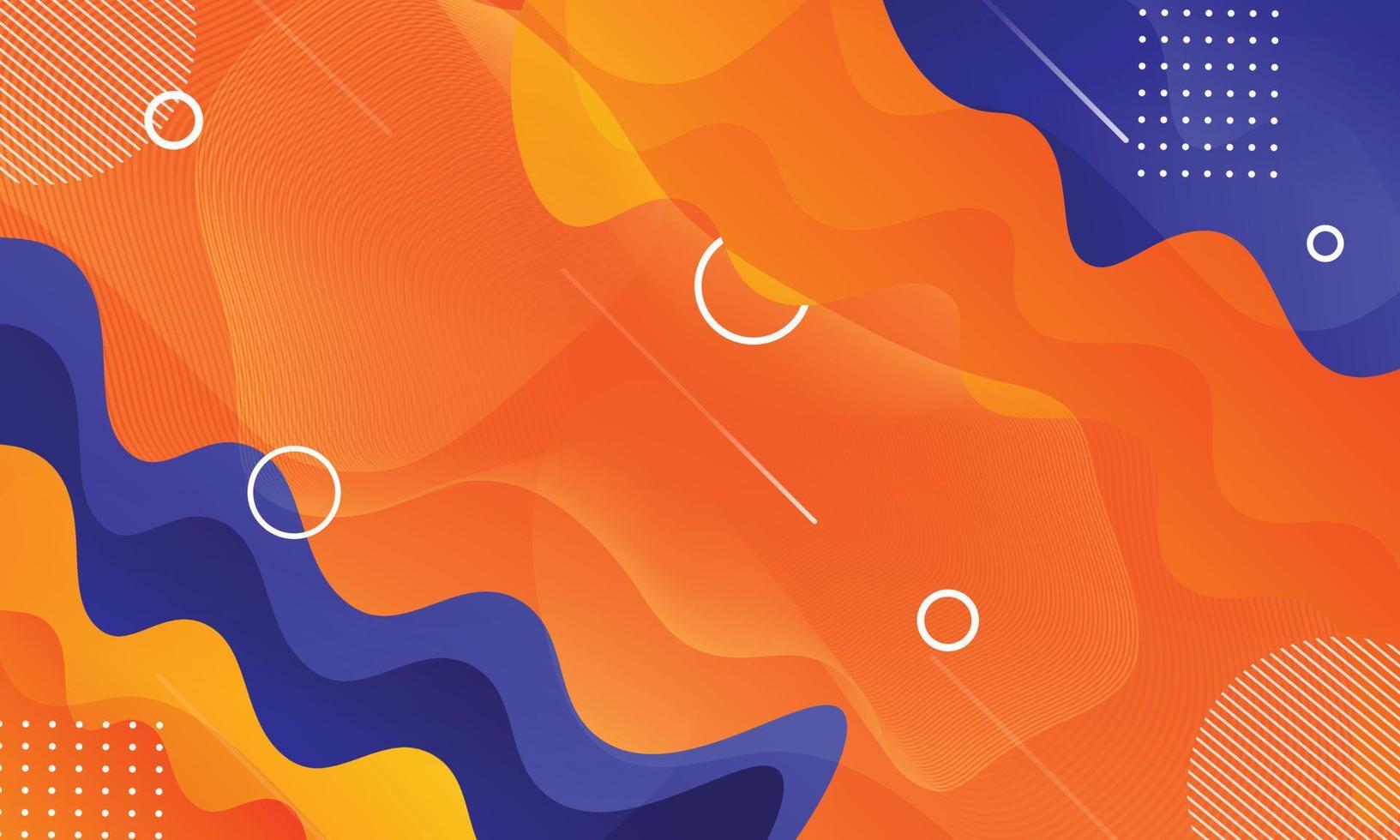 Modern abstract fluid background and colorful gradient background vector