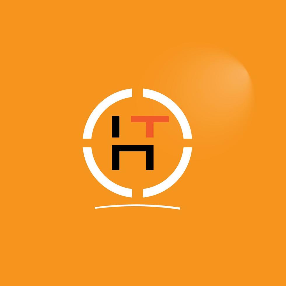 HT Text Logo vector