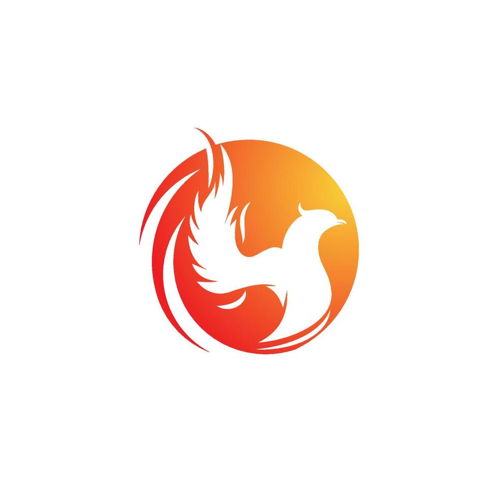Phoenix vector icon illustration