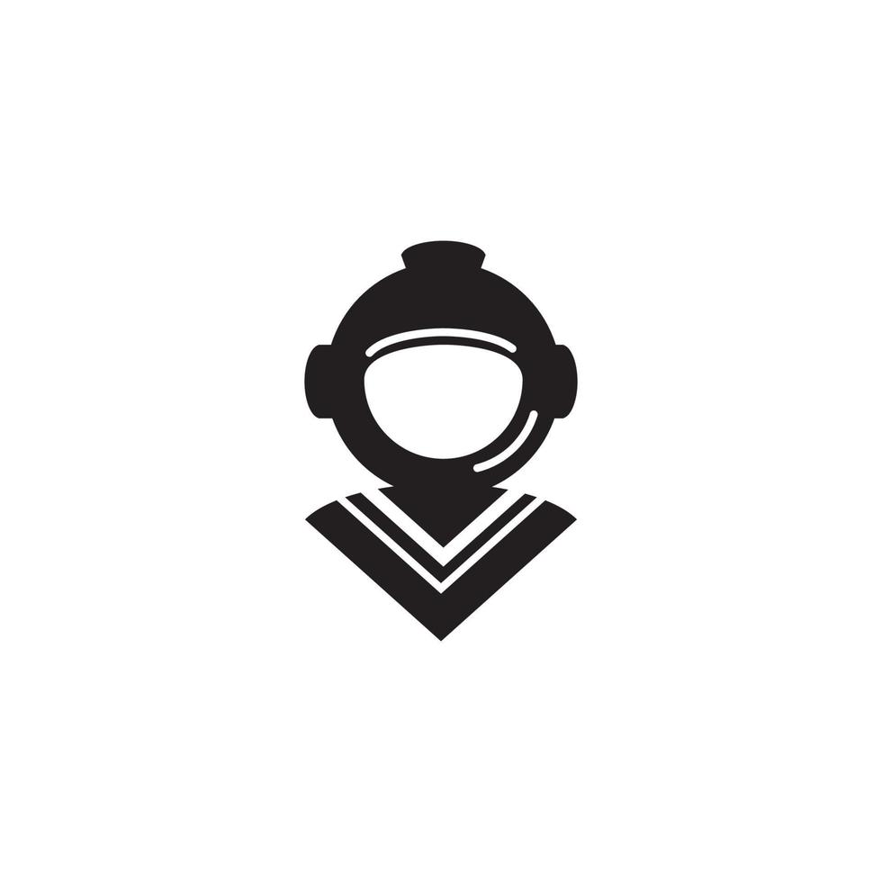 astronaut Vector icon illustration