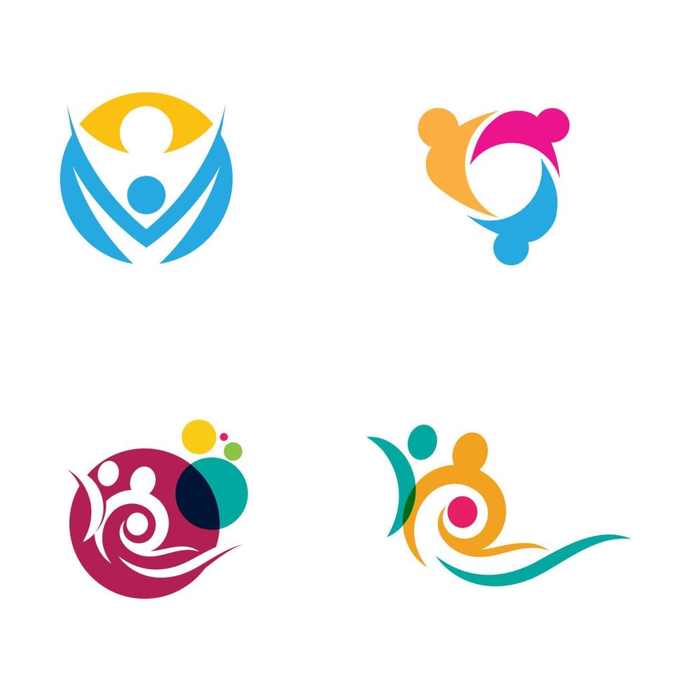 Community logo template vector