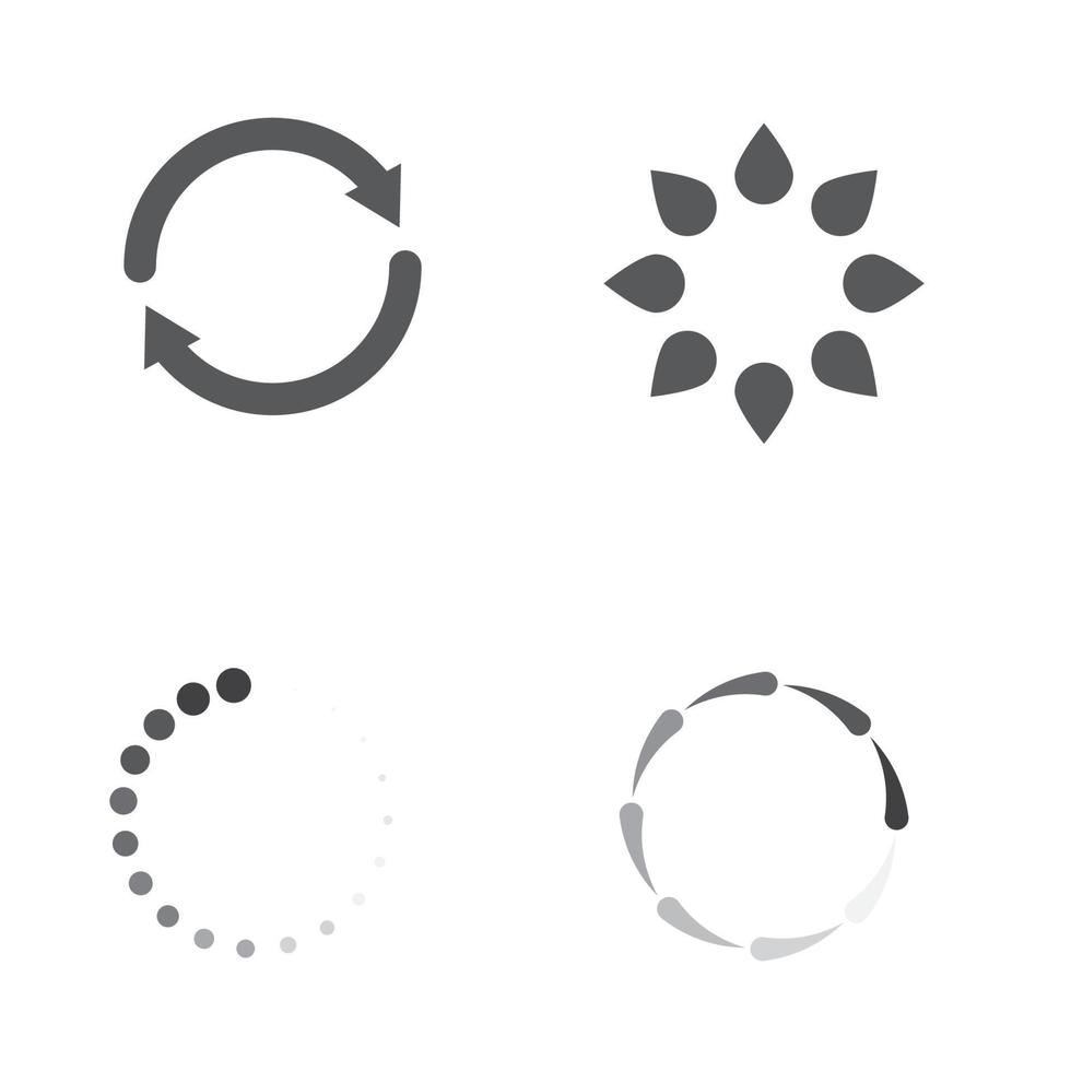 Loading vector icon illustration design