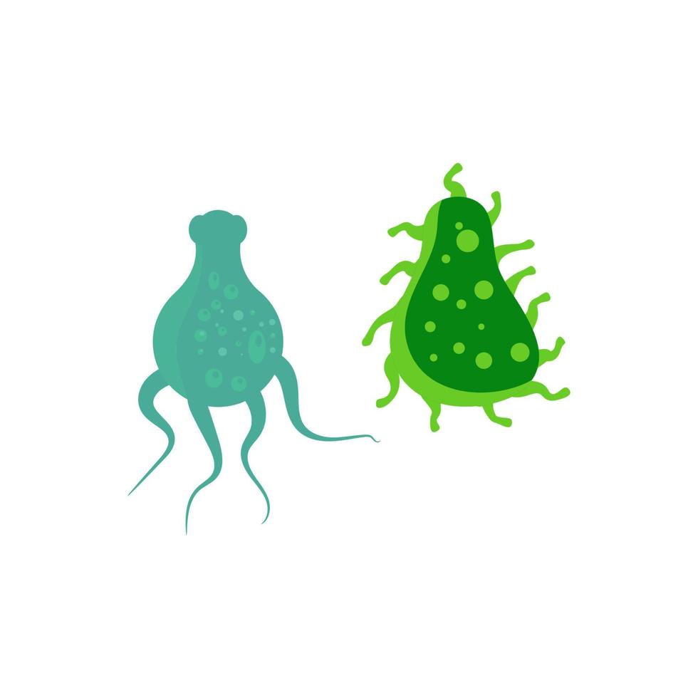 icono de ilustración de vector de virus