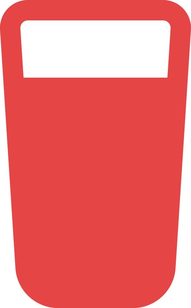 Shot in a glass, illustration, vector on a white background.