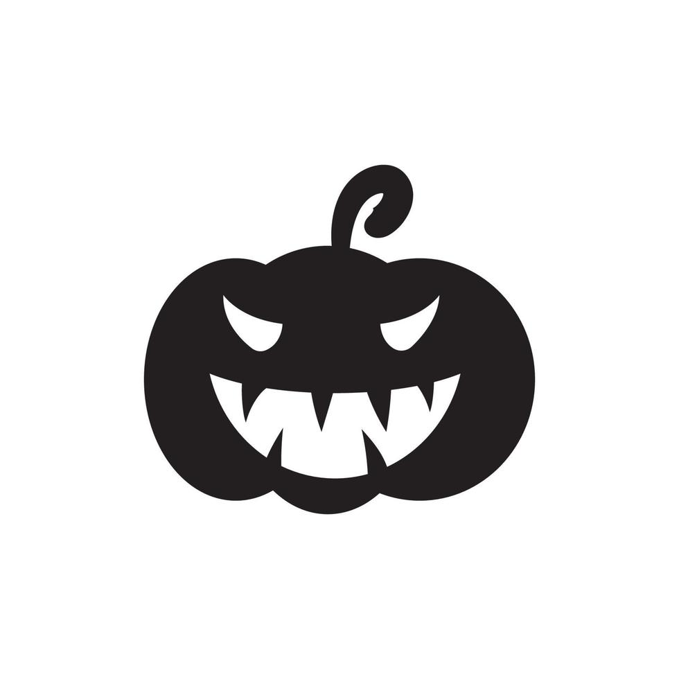 jack o'lantern feliz halloween icono vector