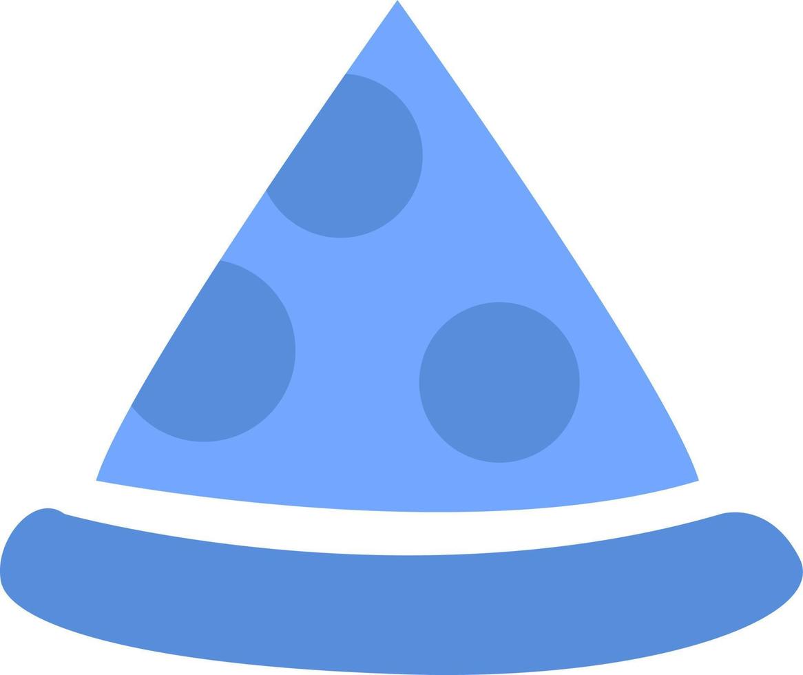 Take away pizza, illustration, vector on a white background.