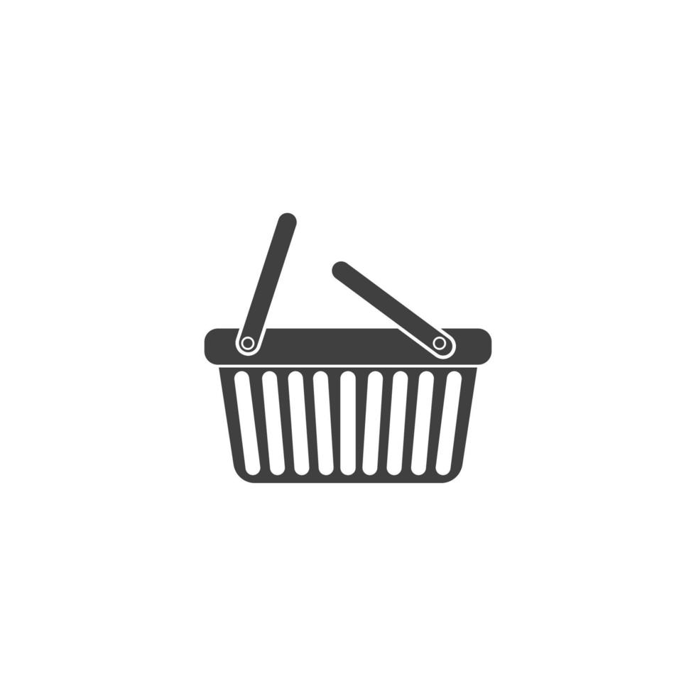 Basket vector icon, Shopping Sign Online