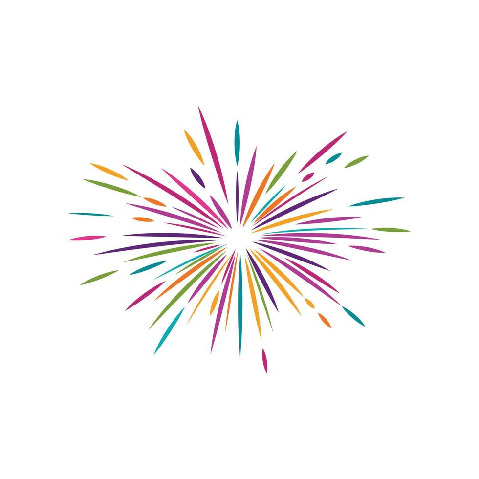 Firework vector icon illustration