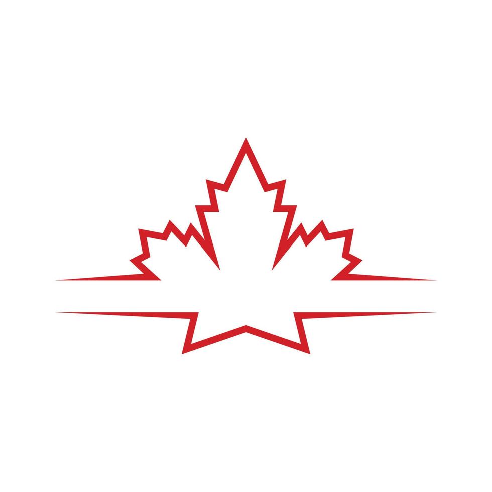 Maple leaf vector illustration