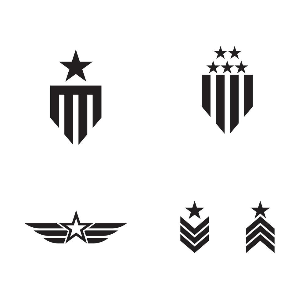 icono de vector militar del ejército