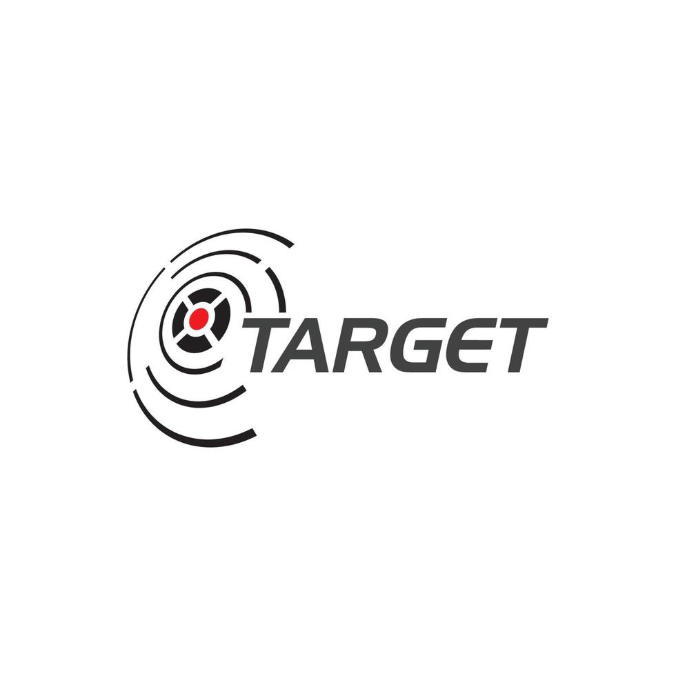 Target Vector icon illustration