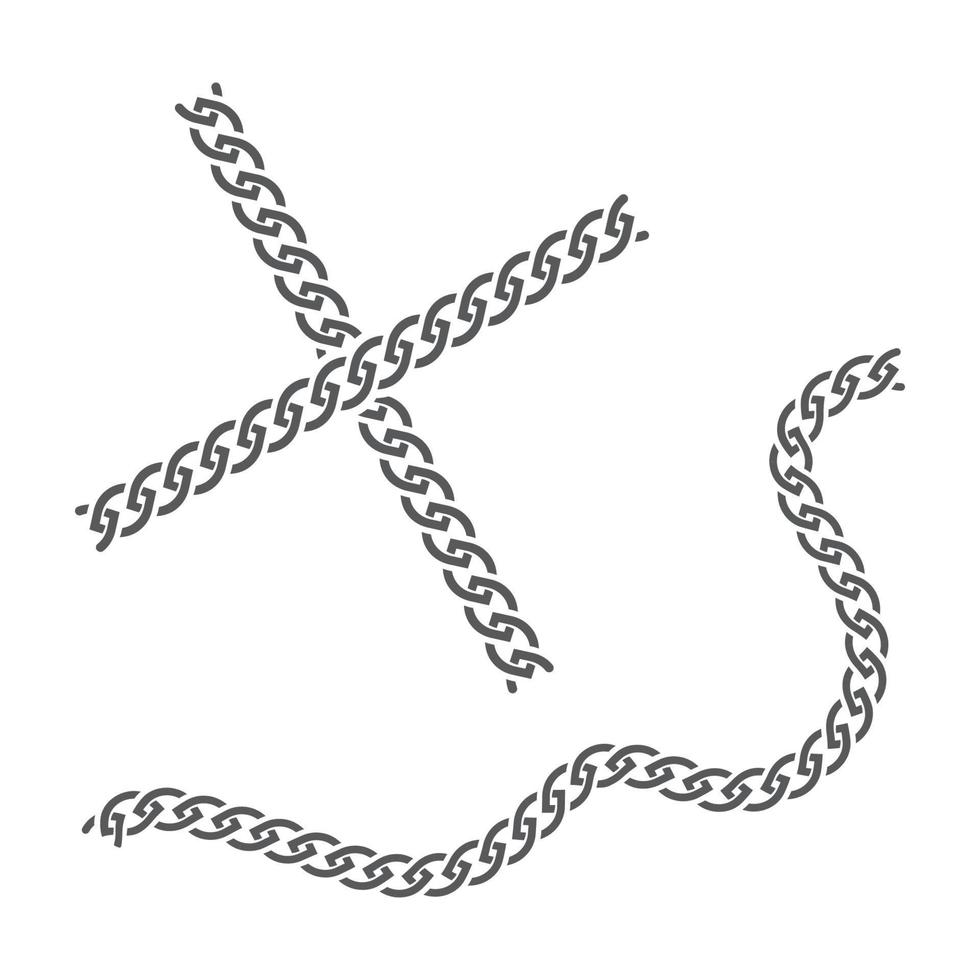 Chain vector illustration design