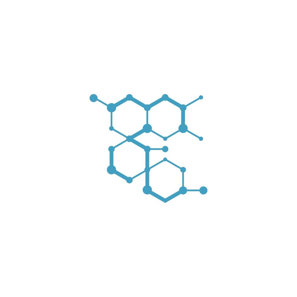 Molecule vector illustration design