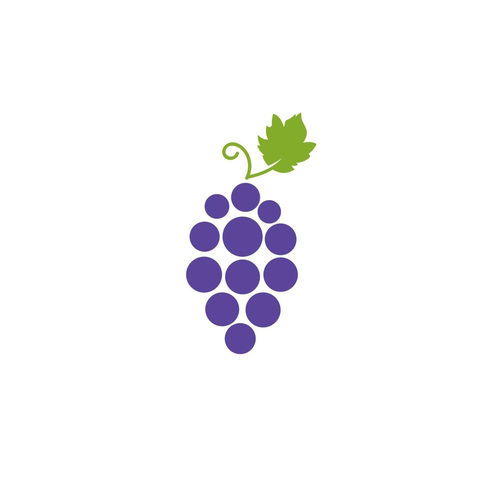 Grapes vector icon illustration design