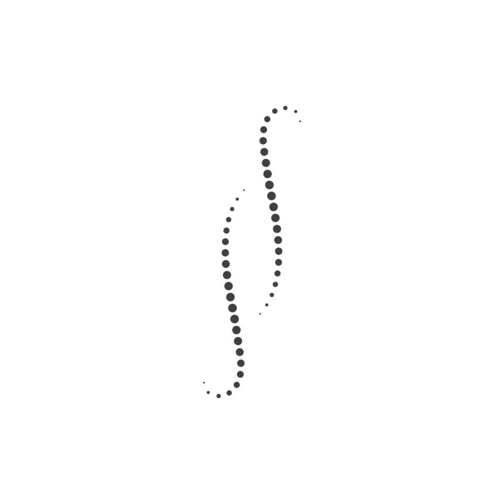 halftone spine circle dots vector