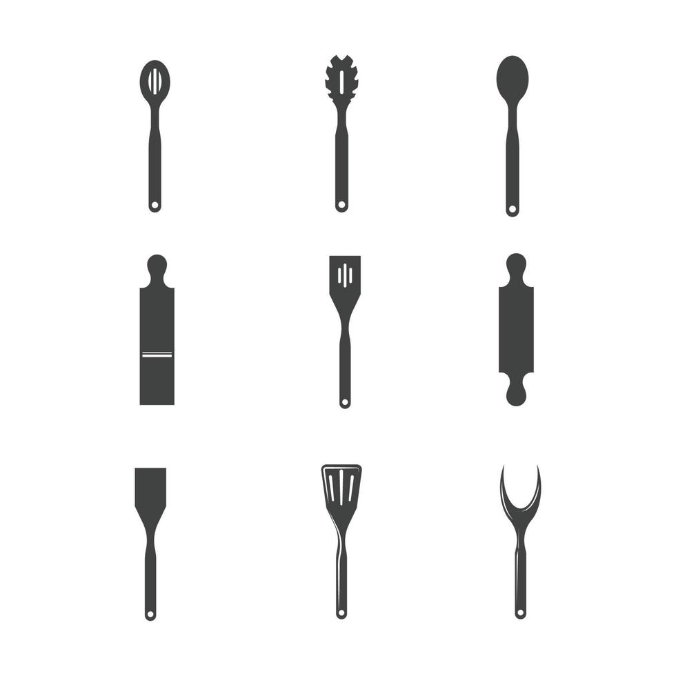 Fork plate spoon icon vector illustration