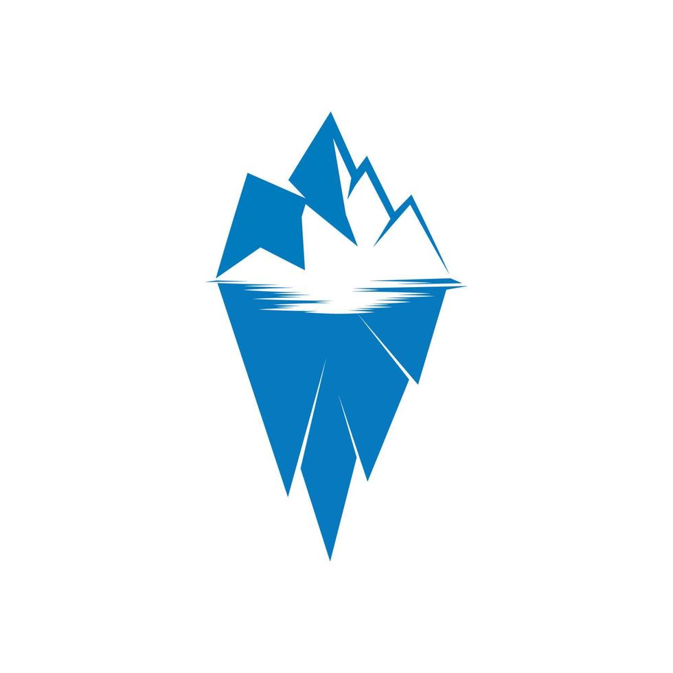 Iceberg vector illustration