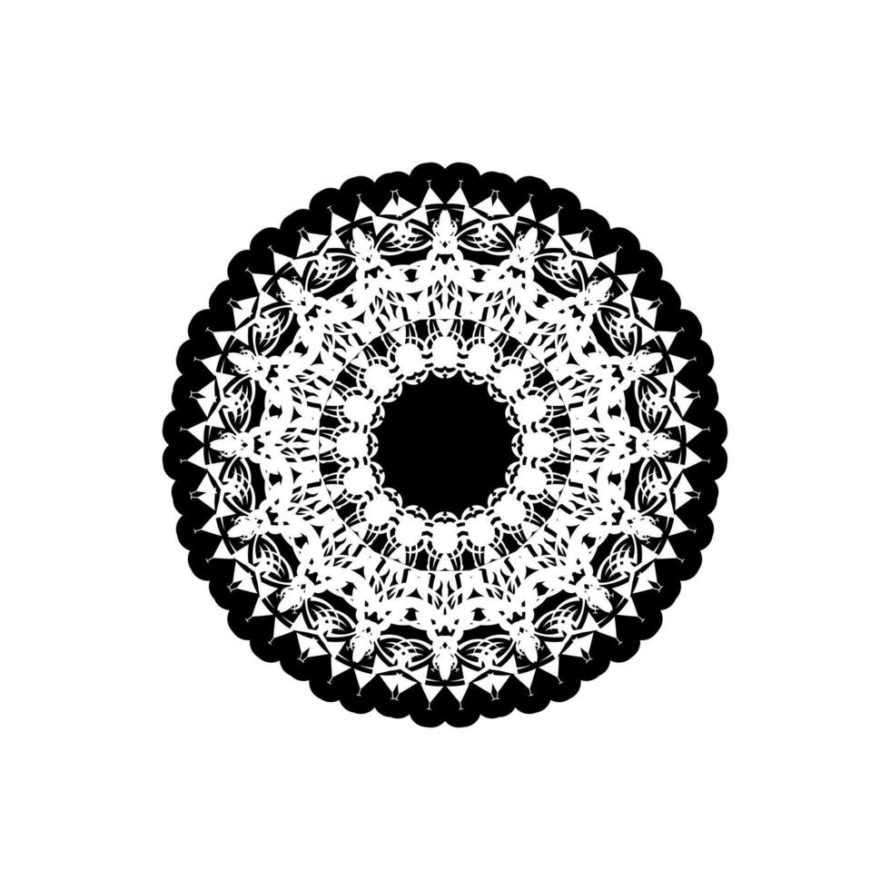 decorative border round frame, black and white circle ornament template art decor, circular ornamental baroque for design ceramic, card, invitation, wedding, plate, banner, greeting, lace, vector