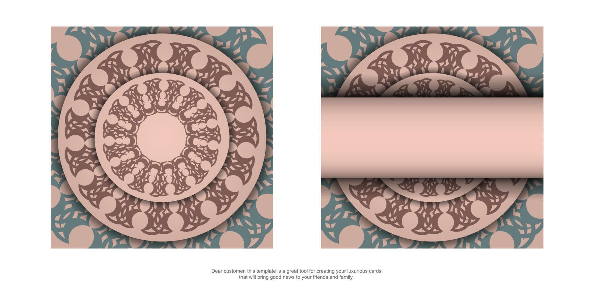 Two different designs of a circular pattern vector